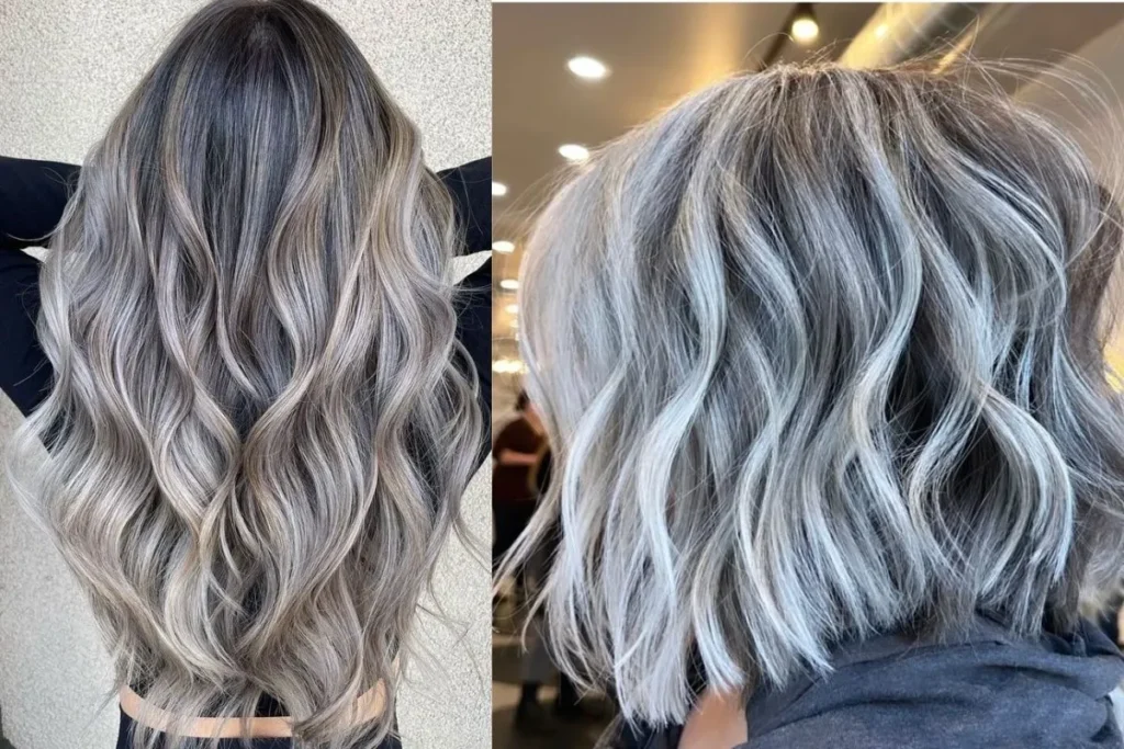 balayage cheveux blancs